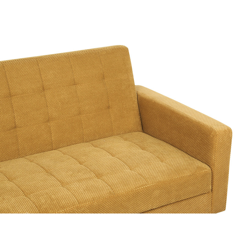 Savante 3 Seater Sofa Bed, Mustard