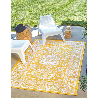 Tapis intérieur / extérieur brun Anaruth