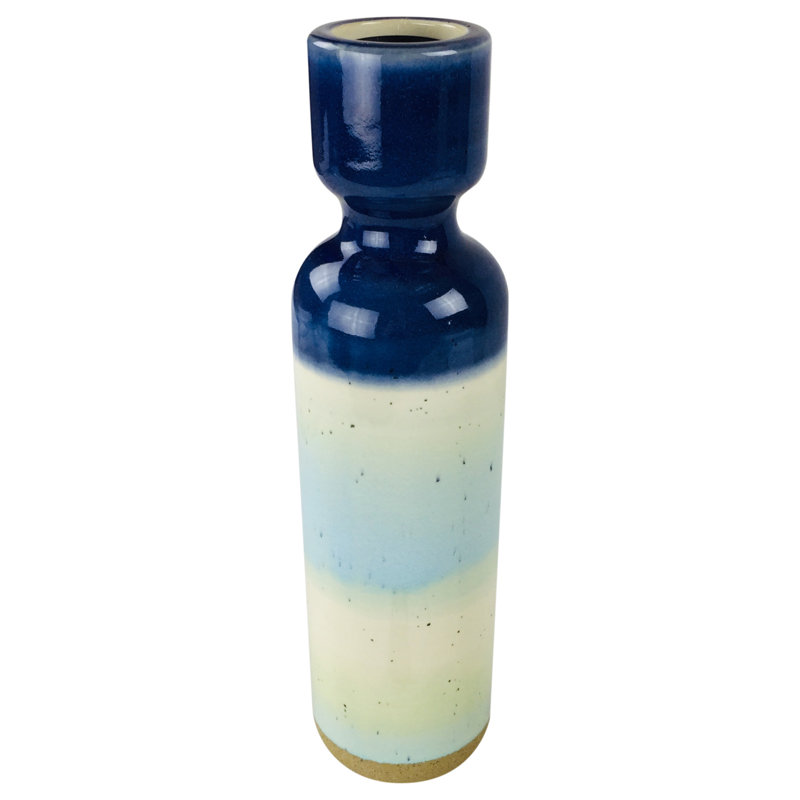 Concrete / Cement Tabletop Candlestick, 35cm H x 9cm W x 9cm D