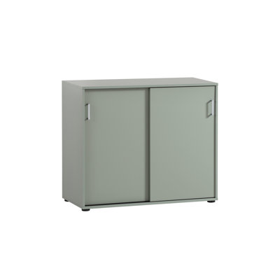 Niels 2 -Door 2 -Shelf Storage Cabinet