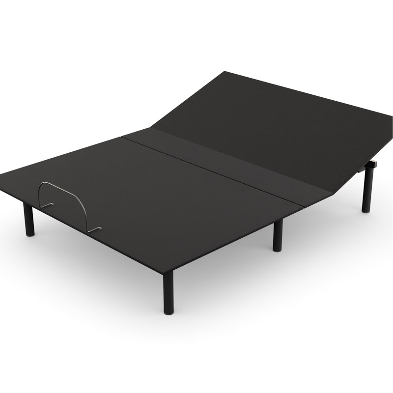 Base de lit grand réglable avec fonction de levage de la tête, facile à assembler, télécommande câblée, se plie facilement pour la base d'expédition: réglable, assemblage, pratique