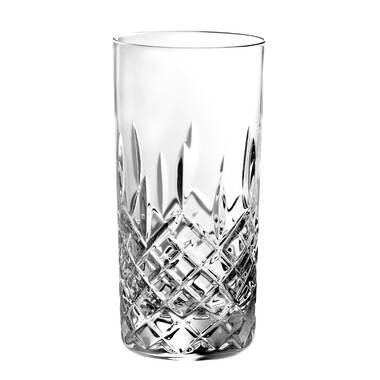 Crystal Highball Drinkware Glass Set Tall Drinking Glasses 12 Ounces Set of  6