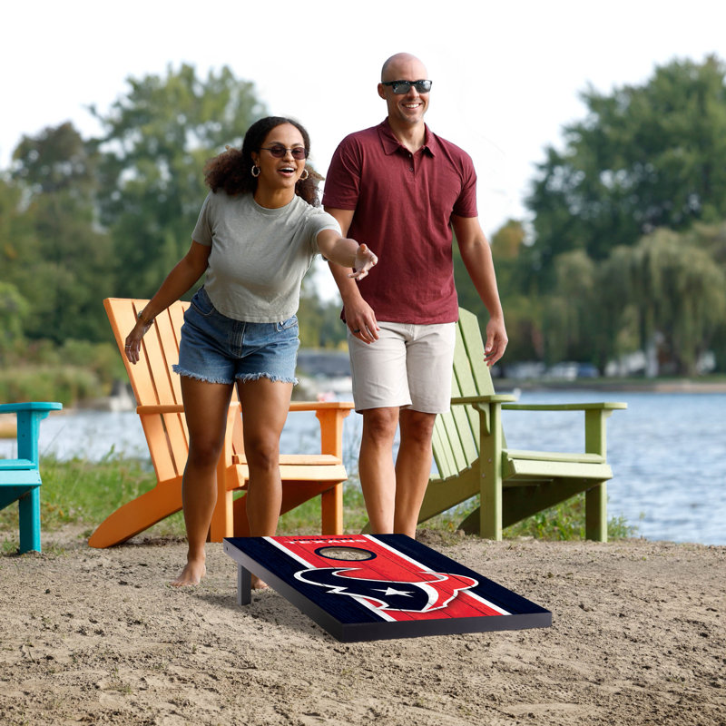 YouTheFan NFL 2'x3' MDF Cornhole w/ Bags, Houston Texans