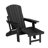  HDPE Outdoor Folding Adirondack Rocking Chair With Retractable Ottoman-1969850218