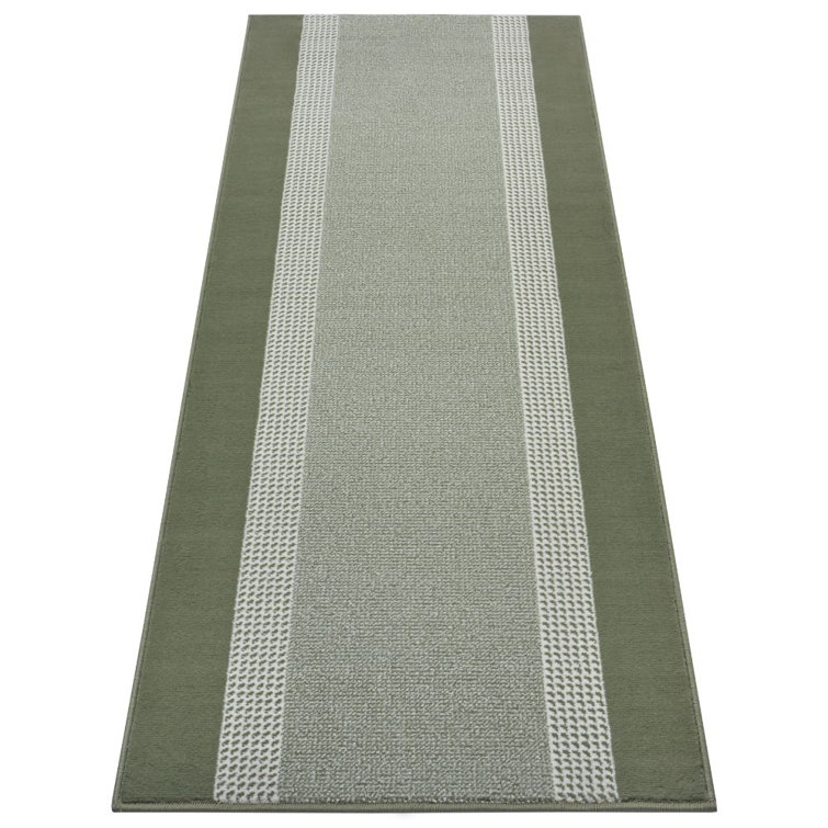 Flatweave Green Rug