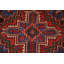 Tapis géométrique rouge 7 x 11