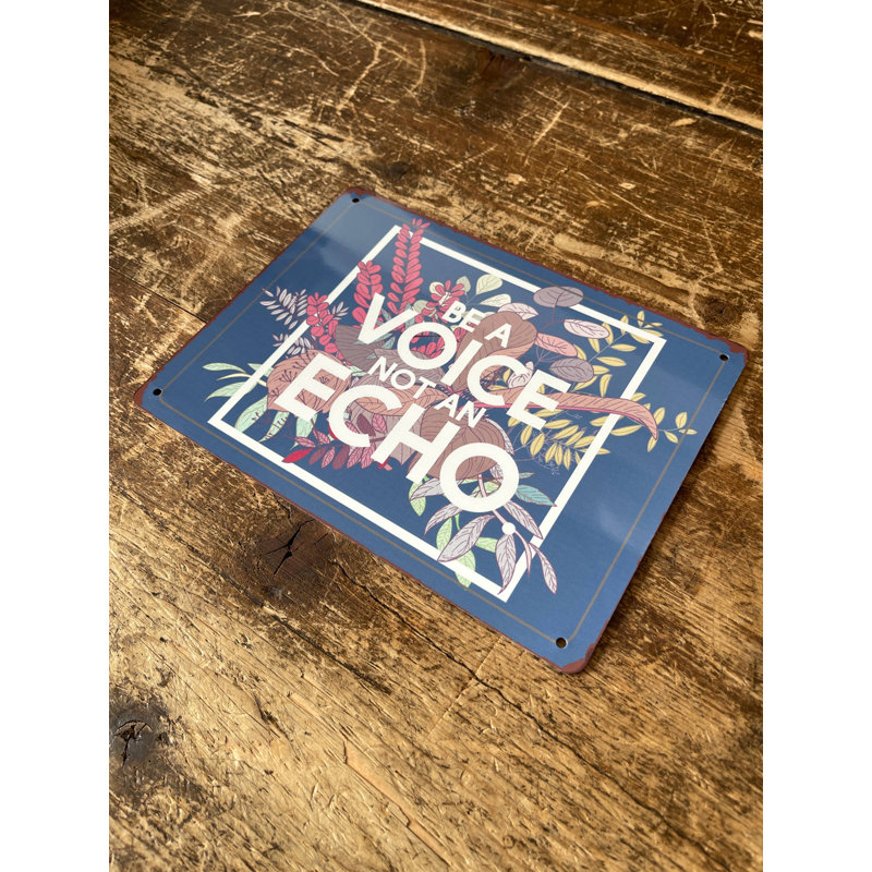 4309 Handmade Wall Decor on Metal, 15cm H x 20cm W