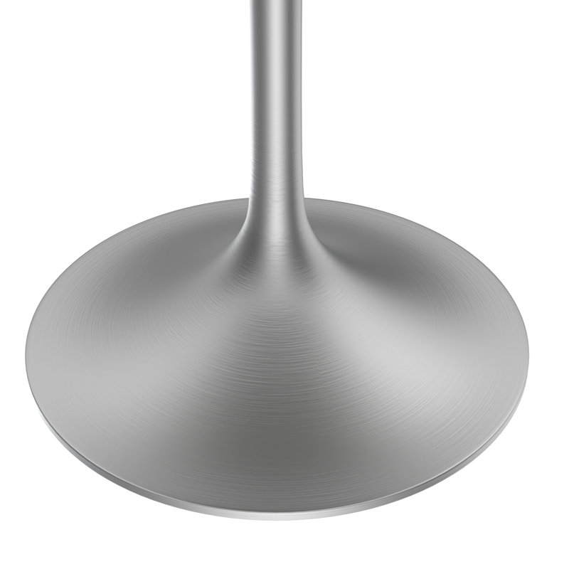Table de salle à manger 27 po Heatherton, 29.34" H x 35.43" W x 35.43" D, Blanc