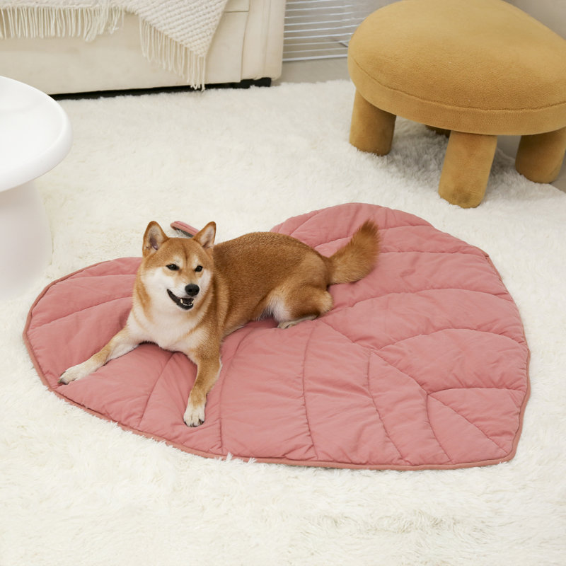  Leaf Shape Pet Blanket, Anthurium Pink