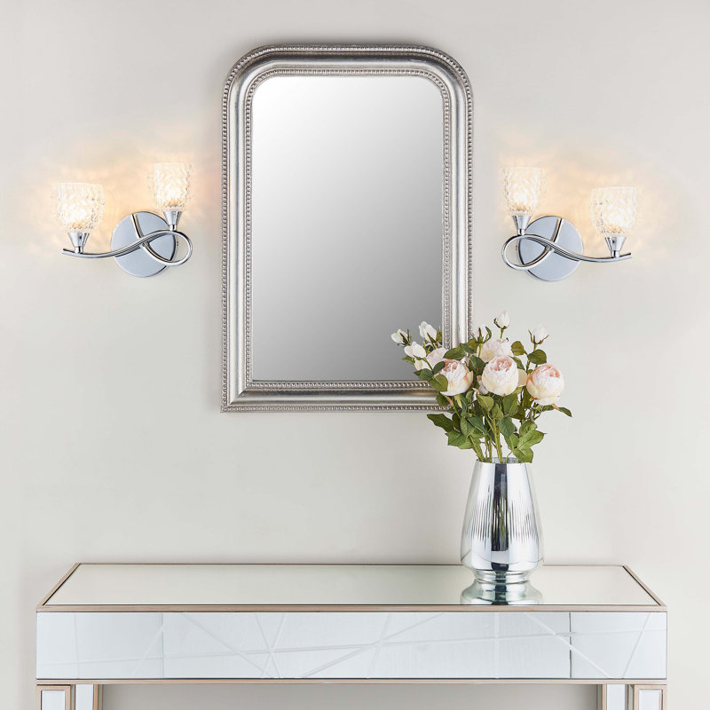 Minden Armed Sconce, Chrome, Left