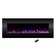 Quevedo 54" Wall Mounted Electric Fireplace with Remote (Black)