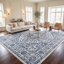 Tapis oriental gris clair / ivoire