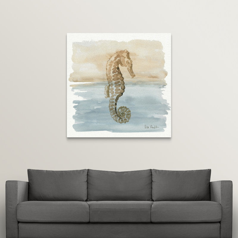 «Sand and Sea III» par Lisa Audit, reproduction d'art, H 35 po x l 35 po x P 1,5 po, Toile
