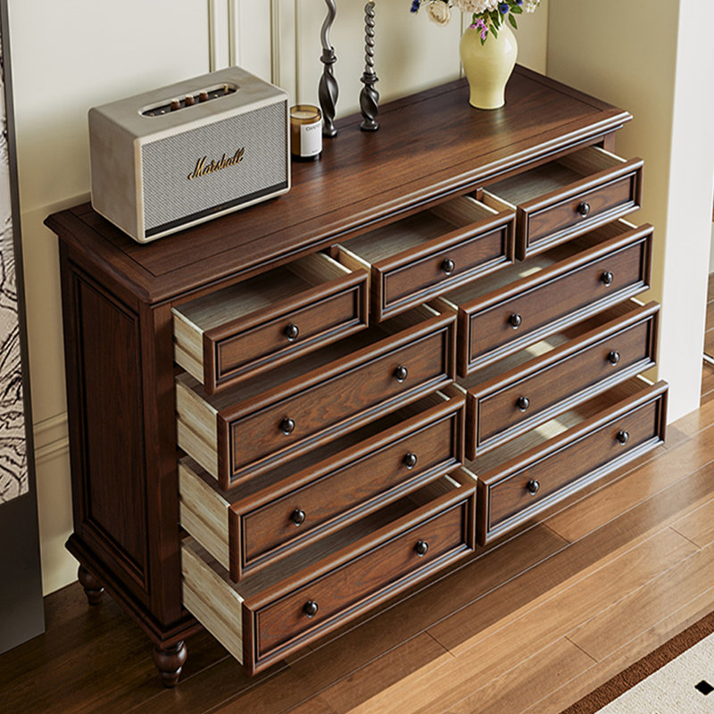 Commode d'appoint Classic, Brun