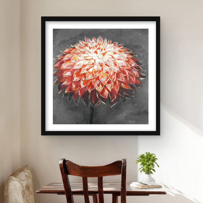Motif abstrait de fleurs de dahlia | Décor floral contemporain