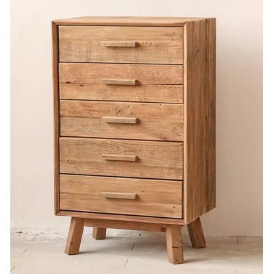 American Rustic Solid Wood Bedroom Cabinet