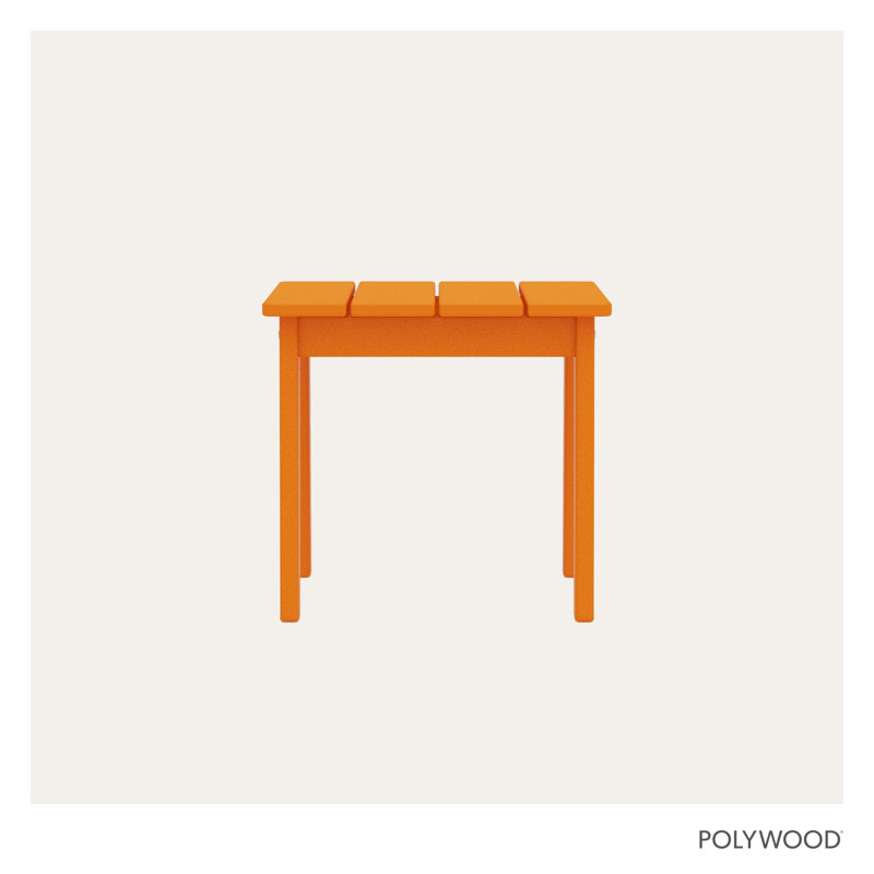 Table de bout POLYWOOD X Sol 72, Tangerine