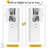 63.8" Tall Bathroom Cabinet With Tilt-Out Compartment,Linen Cabinet Side Hooks-1885253345