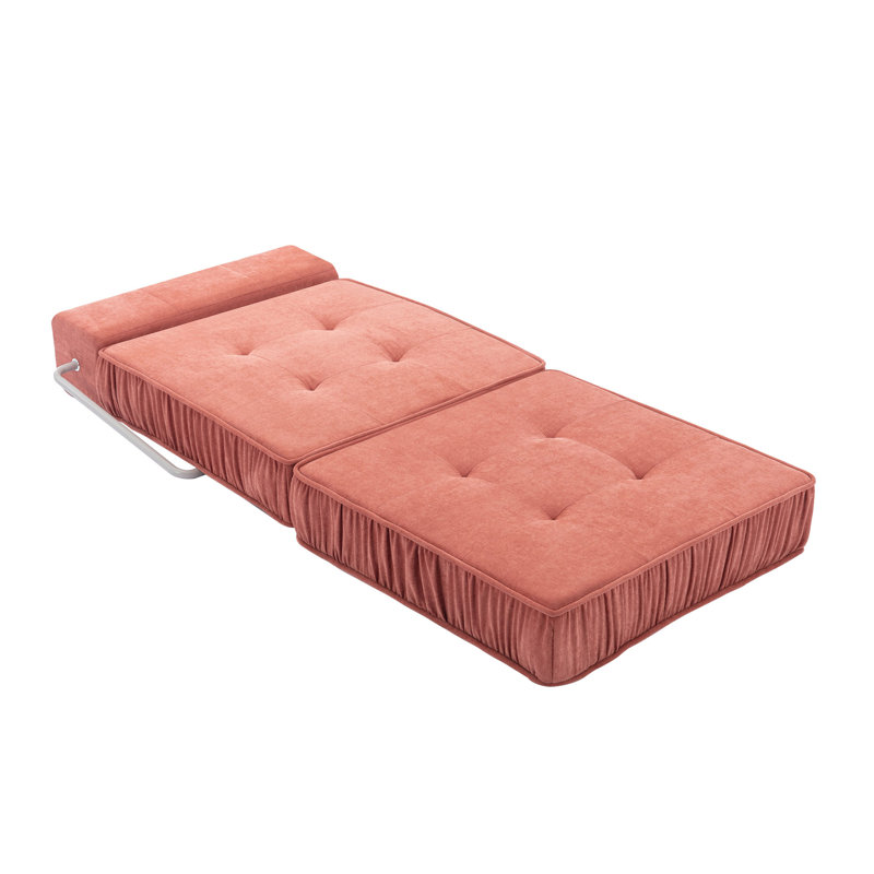 Orange Folding Sofa, Orange