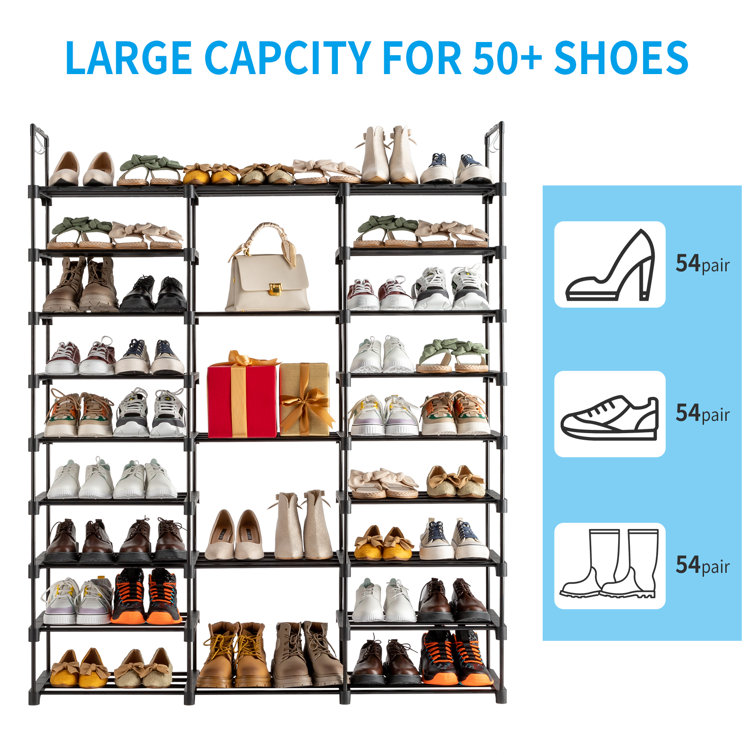 50 Pair Shoe Storage Rebrilliant