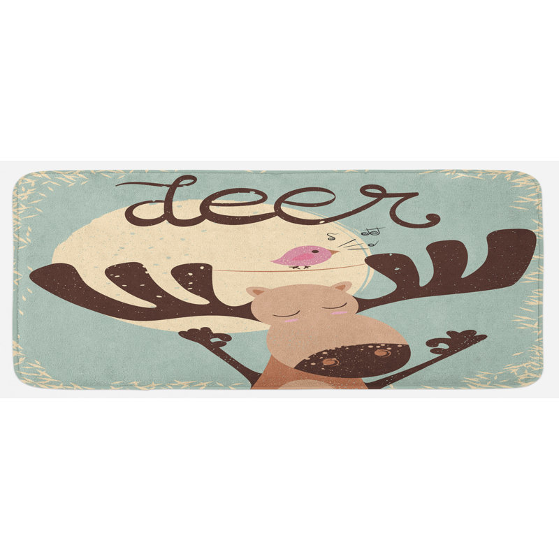 Tapis de cuisine pour la chasse cerf