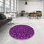 Tapis rose à imprimé animal-475415280