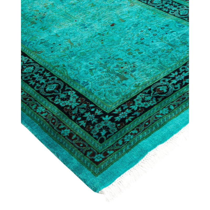 Fine Vibrance One-of-a-Kind 2' 7" X 12' 4" Hand Knotted Area Rug