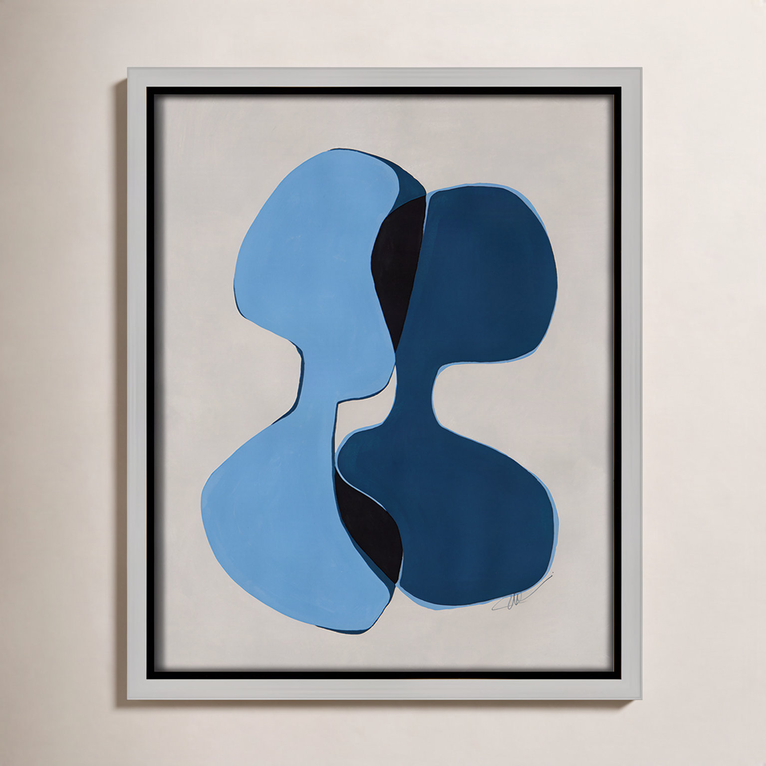 In Unity Collection "In Unity I" Print, 11.5" H x 9.5" W x 2" D, Silver Framed