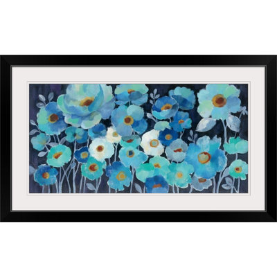 «Indigo Flowers» par Curie, reproduction d'art