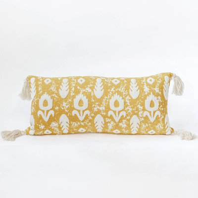 Coussin avec pampilles