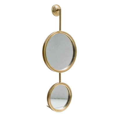 2 miroirs circulaires pour la décoration murale, miroir mural contemporain unique