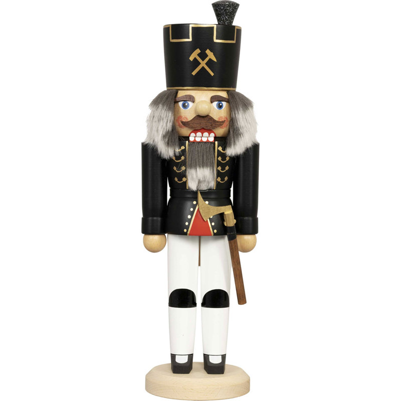Christmas No Motif Nutcracker, 29cm H x 9cm W x 9cm D