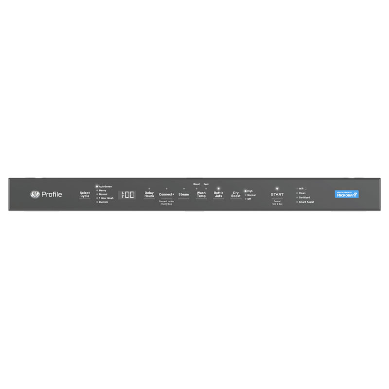 24" 44 Decibel ENERGY STAR Certified Smart Built-in Top Control Dishwasher with Adjustable Rack and Tub