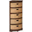 5 tiroirs de rangement en bois massif-828076875