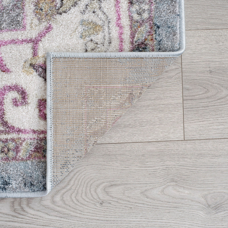 Tapis denim Javin, Tapis de couloir 2 pi 3 po x 12 pi