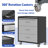 Heavy-Duty Metal Storage Cabinet With Wheels -Tool Cabinet  Garage, Office, And Home Organizer Solutions,