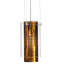 Luminaire suspendu cylindrique à 1 lumière Andelynn Matriz