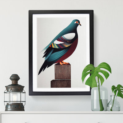 Pigeon Modern - Framed Print