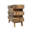 Table de chevet en bois massif Jeanea