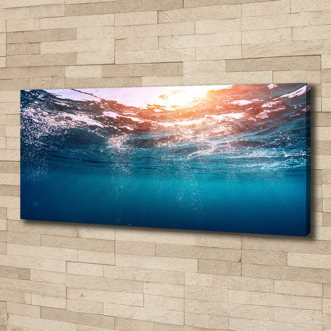 Leinwanddruck - Wandkunst - Drucke auf Leinwand - 125X50 Bild Bildthema: Unterwasserwelt