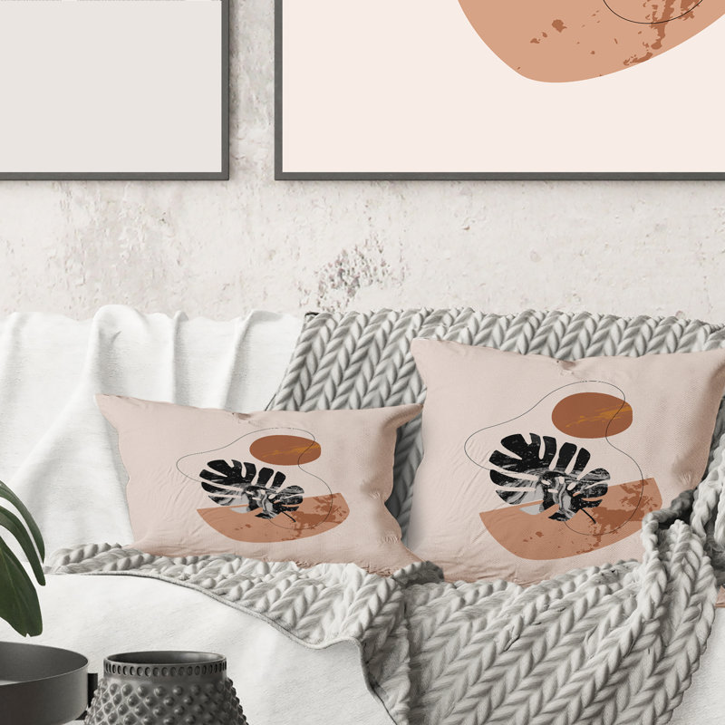 Abstract Throw Pillow