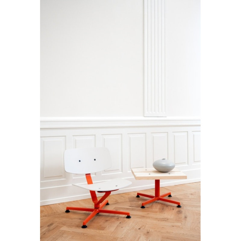 Arba Chair, White/Orange