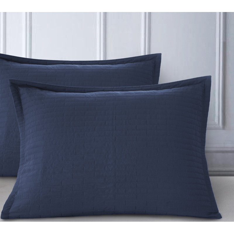 Taie décorative en microfibre de qualité supérieure en microfibre 120 g / m² South Point Hospitality, Standard, Bleu marine