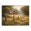 Ferme, paysage de campagne, toile murale tendue, champ de campagne rustique, décoration murale pour salon, entrée de chambre à coucher-1606602448