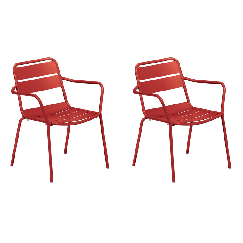 Kapri Armchair - Powder-Coated Aluminum Frame, Venitian, 2