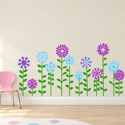 Plants & Flowers Non-Wall Damaging Wall Decal