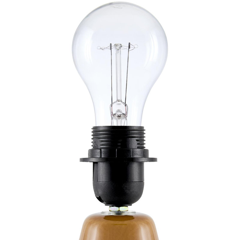 Lampe de table Heurich, Brun