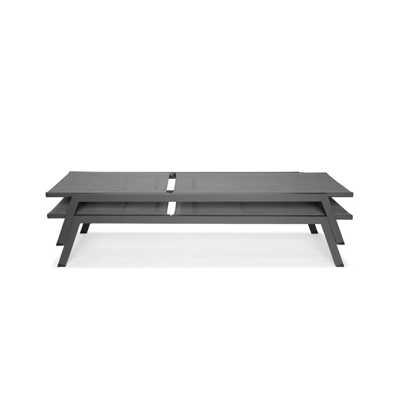 Avion Sling Chaise Lounge (SET OF 2), Gray