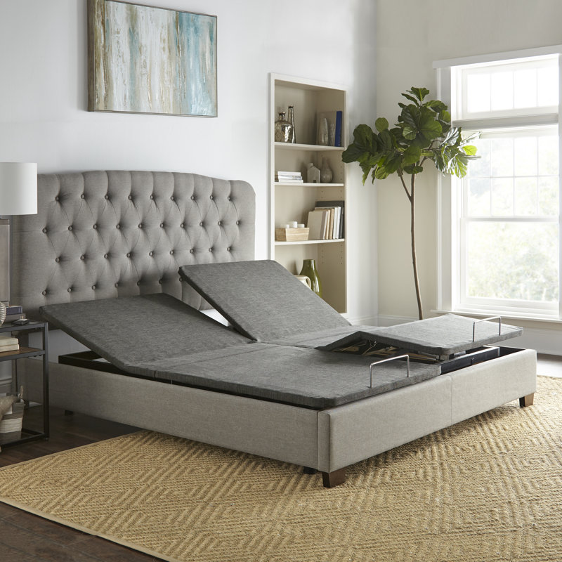 Base de lit ajustable avec télécommande sans fil