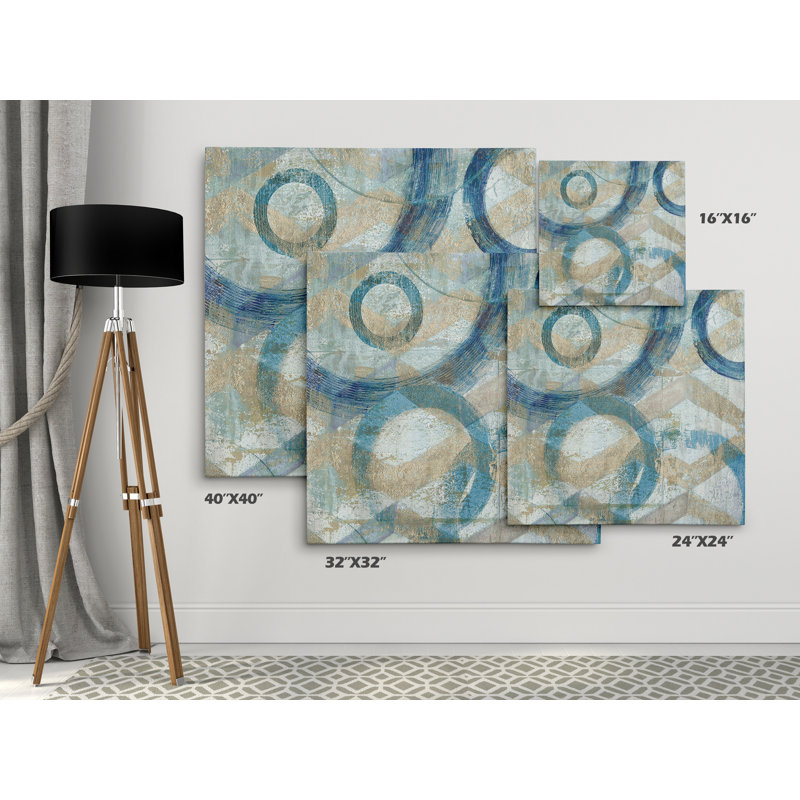 «Bend II», reproduction de peinture à l'huile sur toile tendue, H 16 po x l 16 po x P 1,5 po, Toile tendue